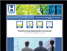 Tablet Screenshot of hospital2020.org